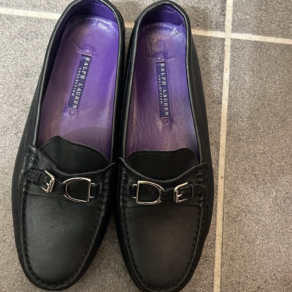 Ralph Lauren Collection Purple Label Leather DASITA Driving Loafer Shoe Sz 7.5 - Picture 4 of 11